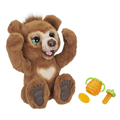 FurReal Friends Peluche Interactive Cubby, l'Ours Curieux
