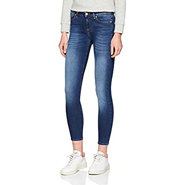 7 For All Mankind The Skinny Crop, Jean Femme, Bleu (B Air Duchess 0dd), (Taille Fabricant: 25)