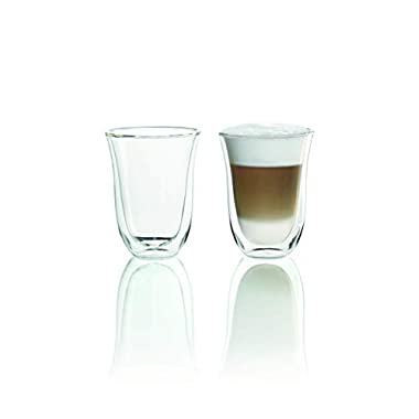 Delonghi 5513214611 Pack de 2 Verre à café latte isolé (Latte Macchiato)
