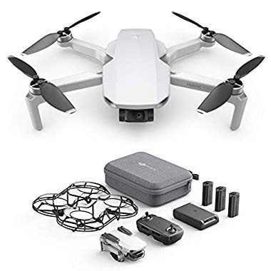 DJI Mavic Mini Combo - Drone Ultra-Léger et Ultra-Transportable, Autonomie de 30 minutes, distance de Transmission de 2 km, cardan 3 Axes, 12 MP, Vidéo HD 2.7K (EU Plug)