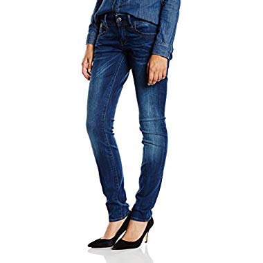 G-STAR RAW Lynn Mid Waist Skinny ' Jeans,Bleu (Medium Aged D008-071),24W / 30L Femme
