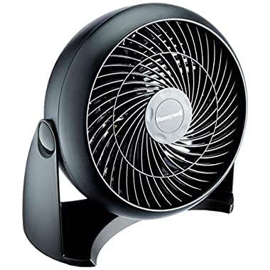 Honeywell HT-900E Turbo-Ventilator Ventilateur puissant et silencieux (Noir) (Simple)