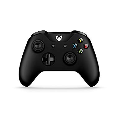 Microsoft Manette filaire pour Xbox One - Noir (anti-dérapente) (Noire, Standard)