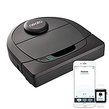 Neato Robotics D402 Connected - Compatible avec Alexa - Robot aspirateur avec station de charge,Wi-Fi & App