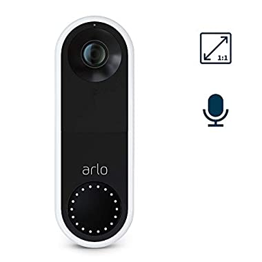 New - Arlo Smart Sonnette vidéo connectée extérieure (Sécurité intelligente, Vidéo Doorbell)