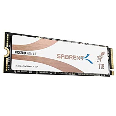 Sabrent SSD interne Rocket Q4 NVMe PCIe 4.0 M.2 2280 de 1TB. Solid State Drive à performance maximale