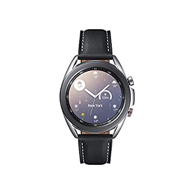 Samsung - Montre Galaxy Watch 3 R855 - 41 mm Version 4G- Mystic Silver [+ Bon d'achat Amazon] (Argent, 41mm)