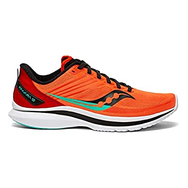 Saucony Chaussures de Running Kinvara 12 Homme (43 EU, Orange Noir)