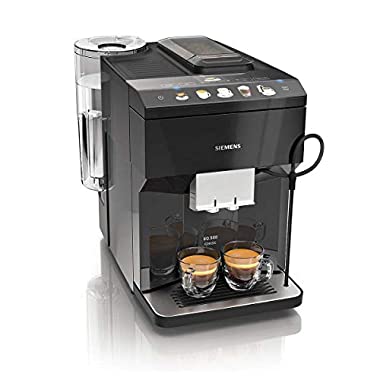 Siemens EQ.500 classic TP503R09 - Machine à café automatique avec écran TFT - Bac à grains et réservoir café moulu - 6 programmes - iAroma System - Couleur : Noir