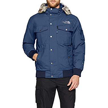 The North Face Gotham Veste Homme, Bleu (Shady Blue), FR : S (Taille Fabricant : S)