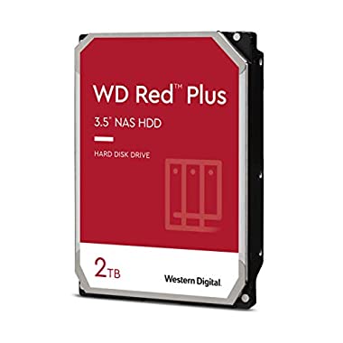 WD Red - WD20EFRX - 2TB 3.5" NAS Disque dur interne - 5400 RPM Class, SATA 6 Gb/s, CMR, 64MB Cache
